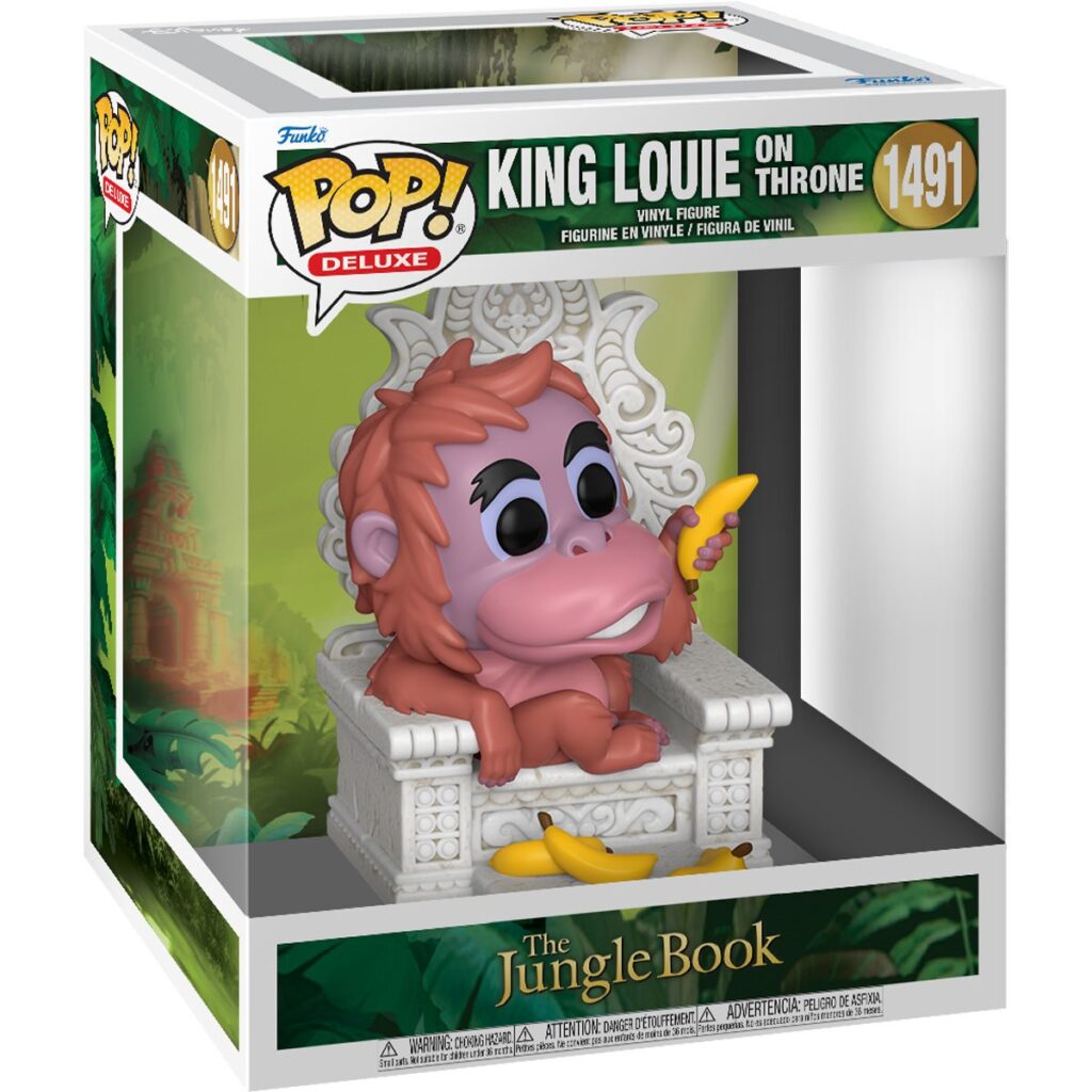 The Jungle Book King Louie on Throne Deluxe Funko Pop! Vinyl Figure #1491 - Box Front