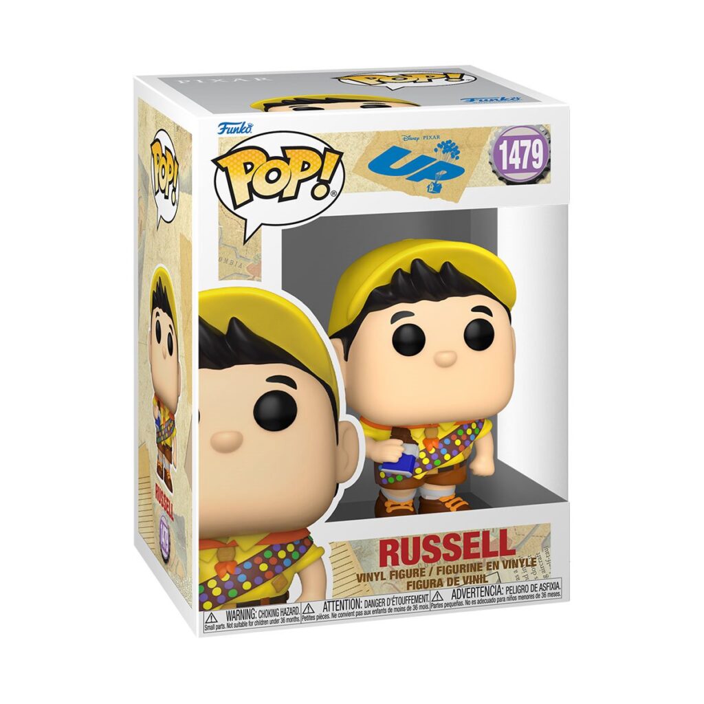 Up Russell with Chocolate Bar Funko Pop! Vinyl Figure #1479 - Box Front