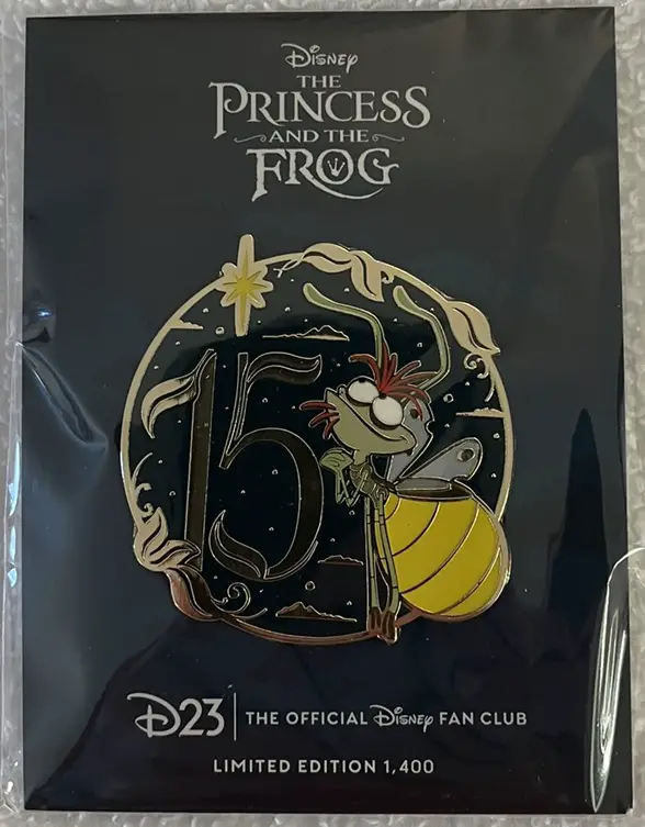 D23 The Princess and the Frog Limited Edition Pin