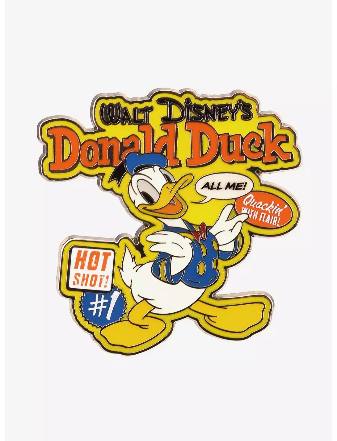 Disney Donald Duck Classic Cartoon Enamel Pin — BoxLunch Exclusive