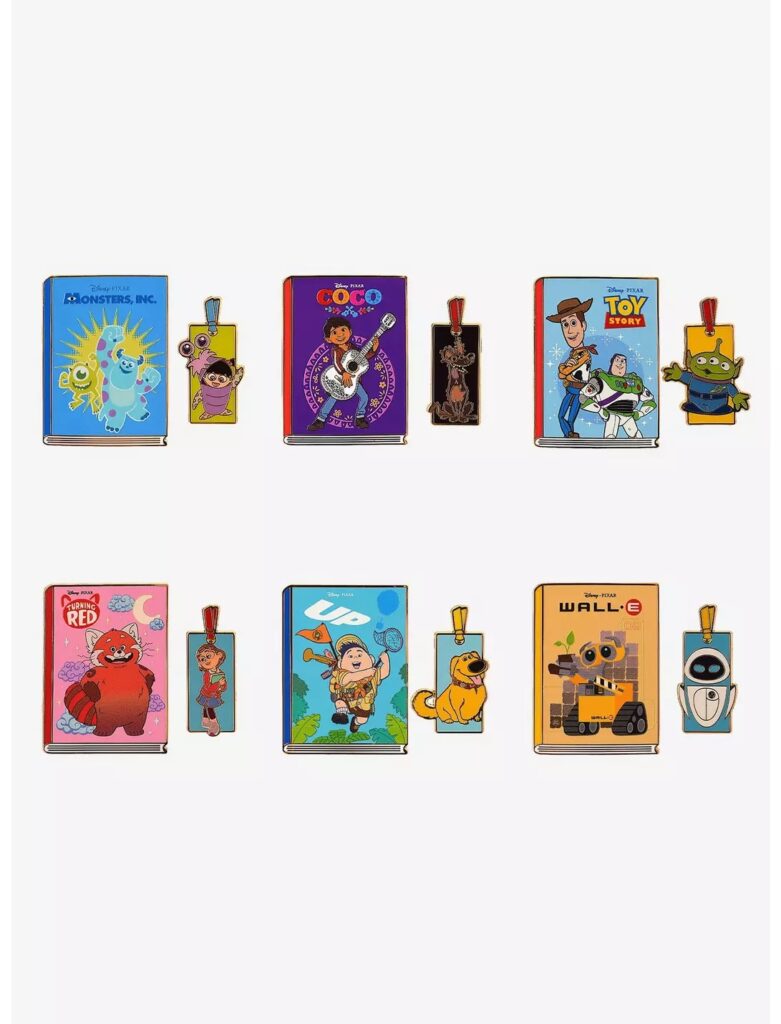 Disney Pixar Book Blind Box Enamel Pin Set — BoxLunch Exclusive