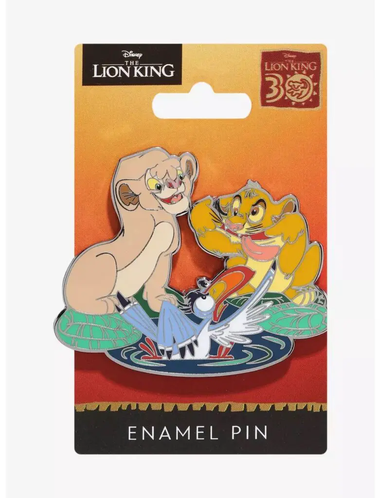 Disney The Lion King Young Simba, Nala, and Zazu Enamel Pin - BoxLunch Exclusive