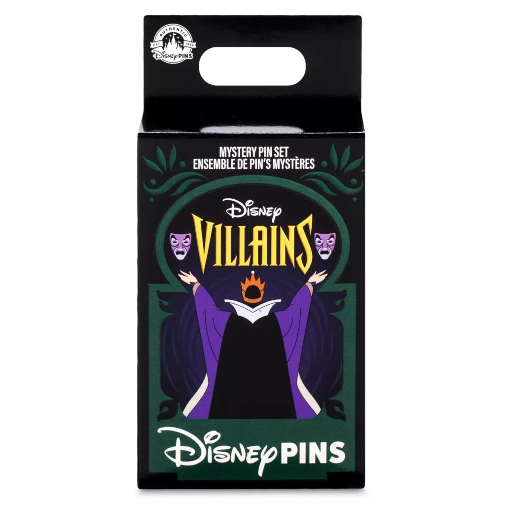 Disney Villains Mystery Pin Blind Pack – 2-Pc. - Box