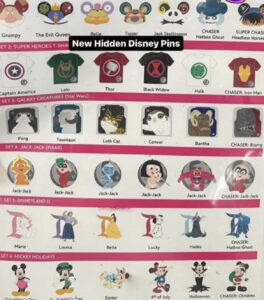 Hidden Disney 2024 Pins Preview Sheet Disney Mouseketeer