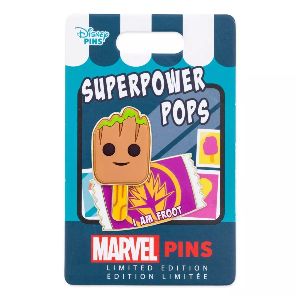Groot I Am Froot Superpower Pops Pin – Limited Edition – June
