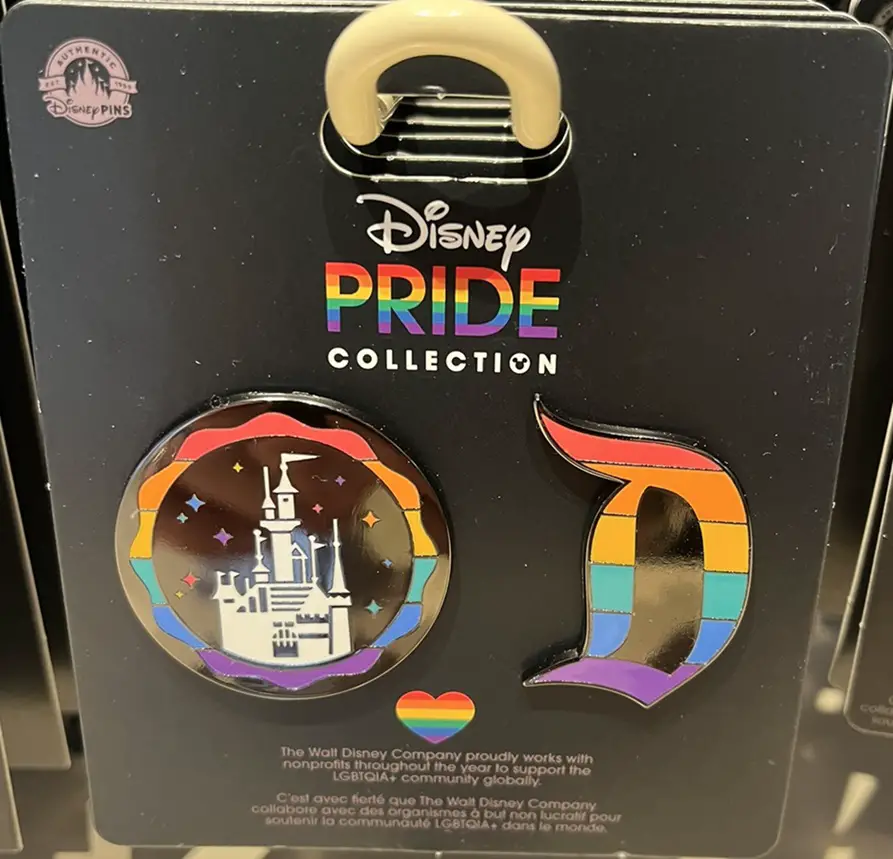 Disney Pride Disneyland Logo 2 Pin Set