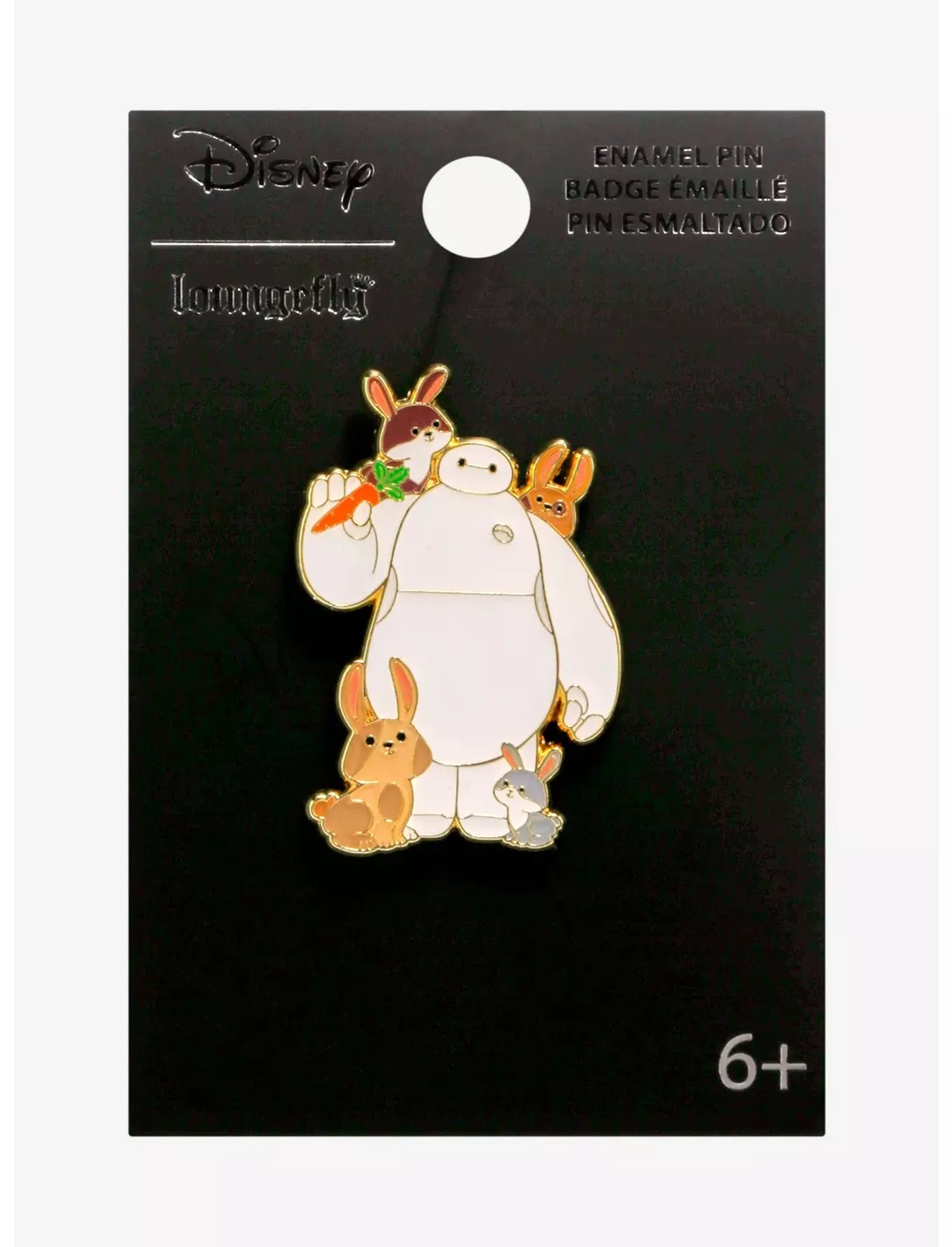 Loungefly Disney Big Hero 6 Baymax Bunny Enamel Pin