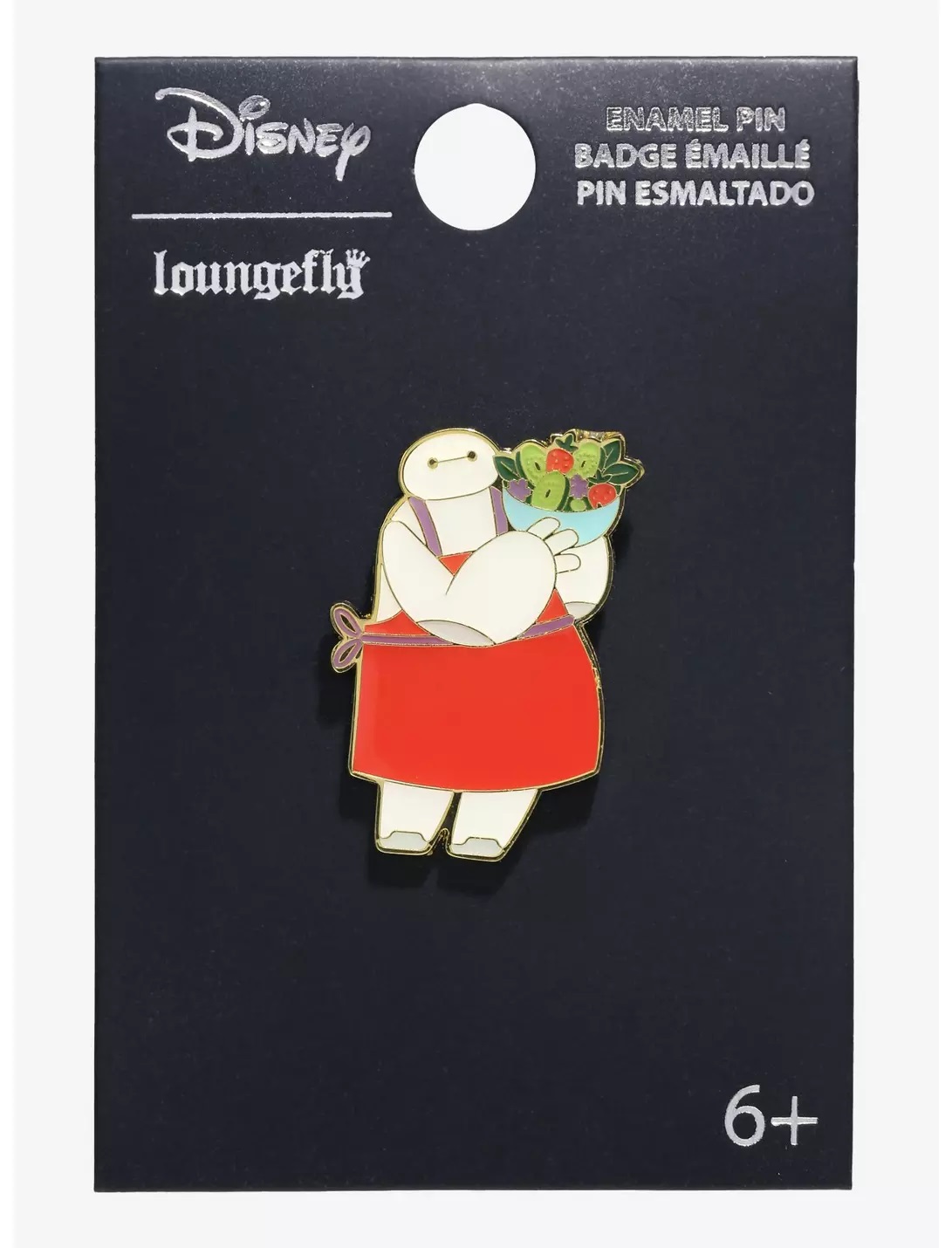 Loungefly Disney Big Hero 6 Baymax Salad Enamel Pin — BoxLunch Exclusive