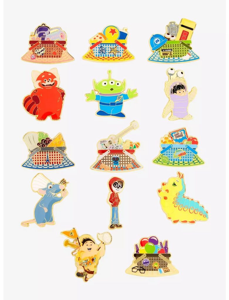 Loungefly Disney Pixar Picnic Blind Box Enamel Pin Set — BoxLunch Exclusive