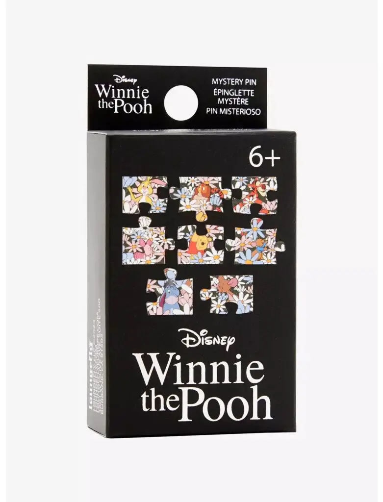 Loungefly Disney Winnie the Pooh Floral Puzzle Piece Blind Box Enamel Pin — BoxLunch Exclusive - Mystery Box