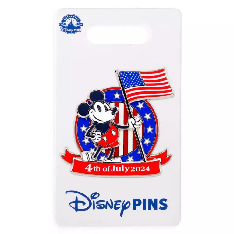 Mickey Mouse Americana 4th of July 2024 Pin – Limited Release
