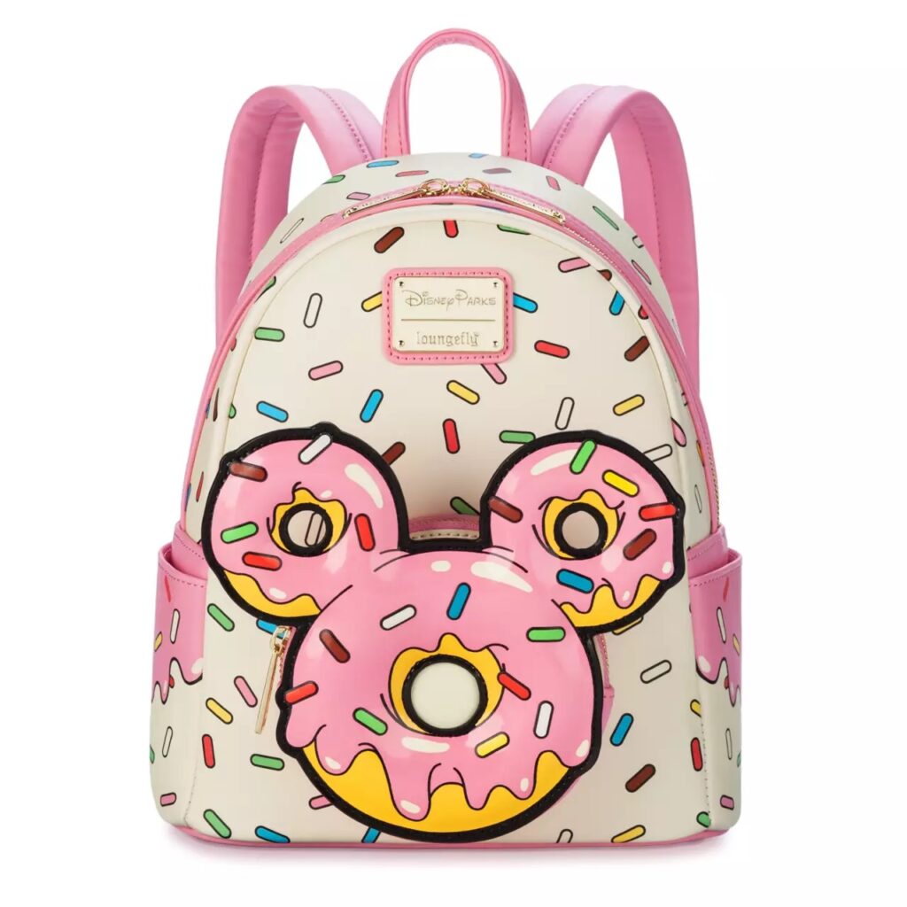 Mickey Mouse Donut Loungefly Mini Backpack – Disney Eats - Front