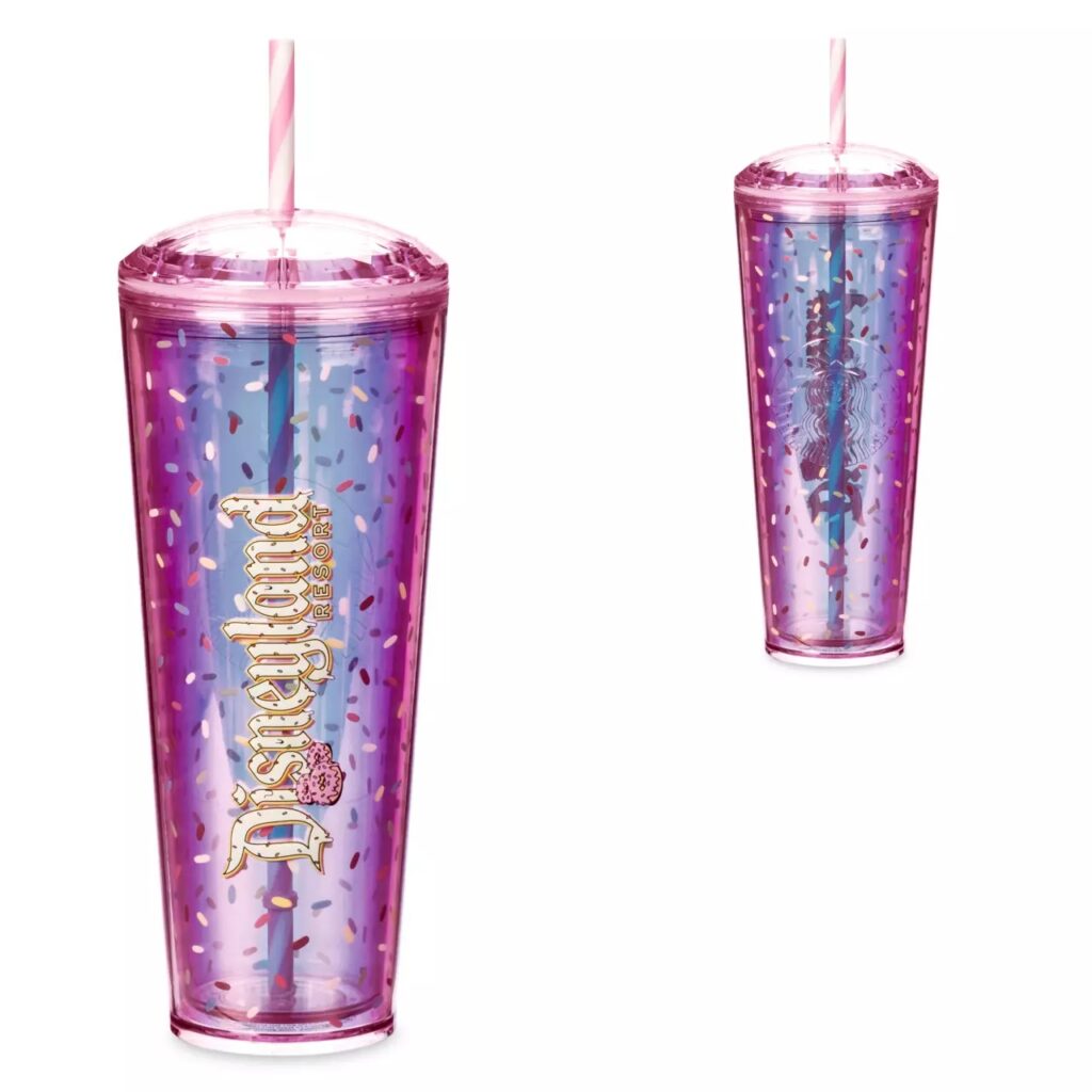 Mickey Mouse Donut Starbucks Tumbler with Straw – Disney Eats – Disneyland