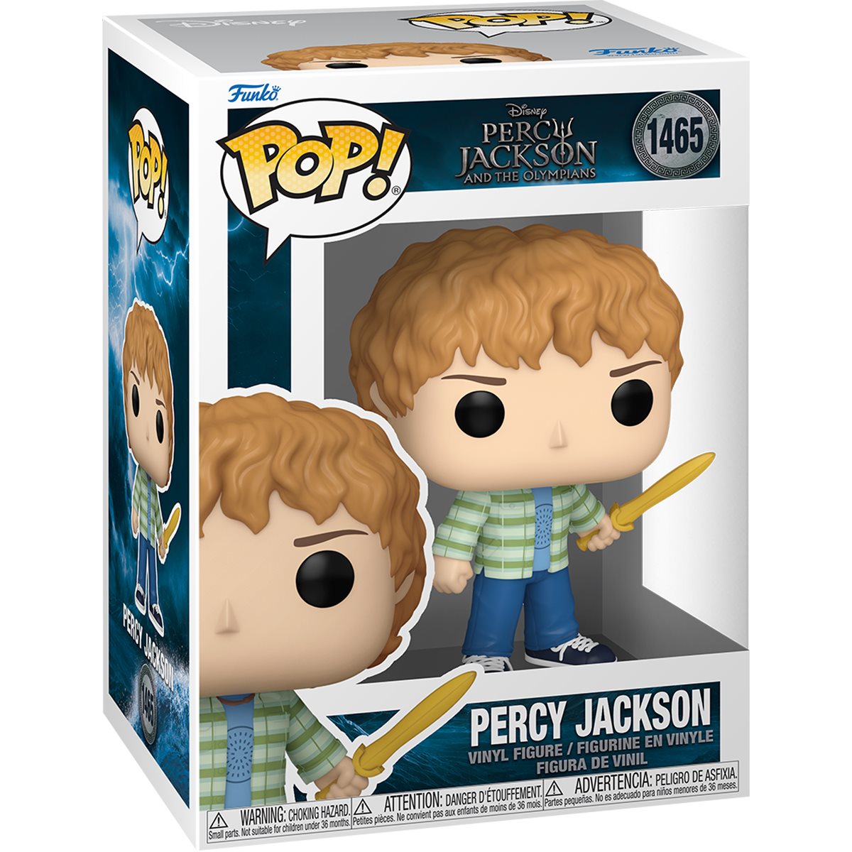 Percy Jackson and The Olympians Percy Jackson Funko Pop! Vinyl Figure #1465 - Box Front