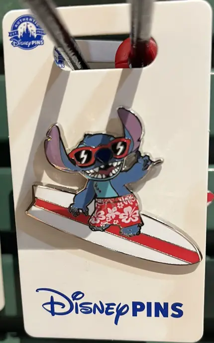 Stitch Surfing Pin