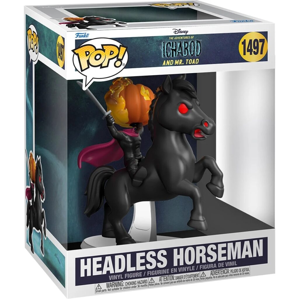 The Adventures of Ichabod and Mr. Toad Headless Horseman Deluxe Funko Pop! Ride #1497 Box Front