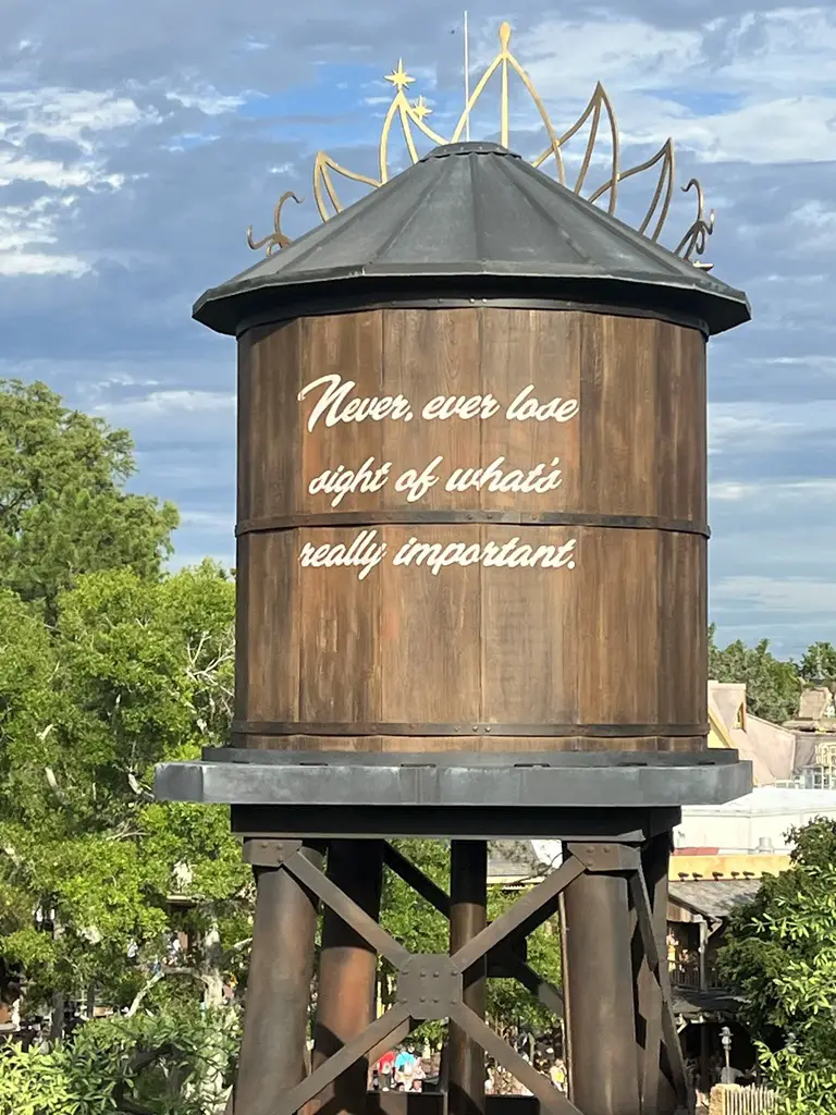 Tiana's Bayou Adventure Attraction - Back of Water Tower