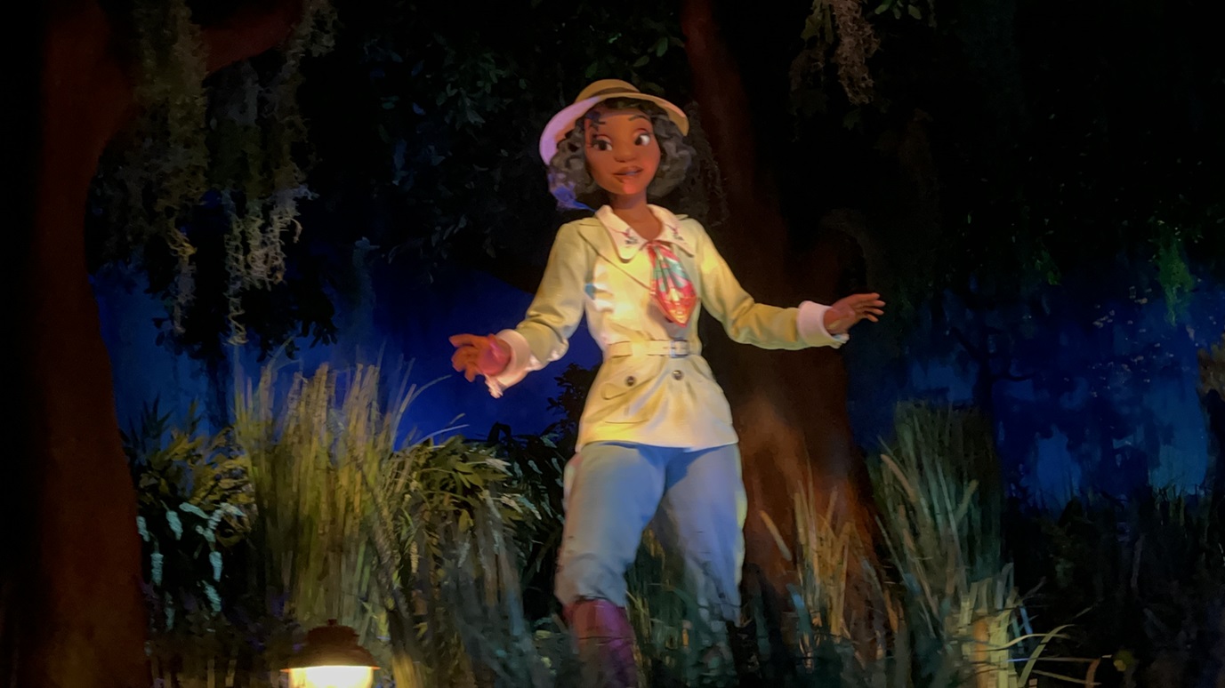 Tiana's Bayou Adventure Attraction - Tiana Animatronic 2