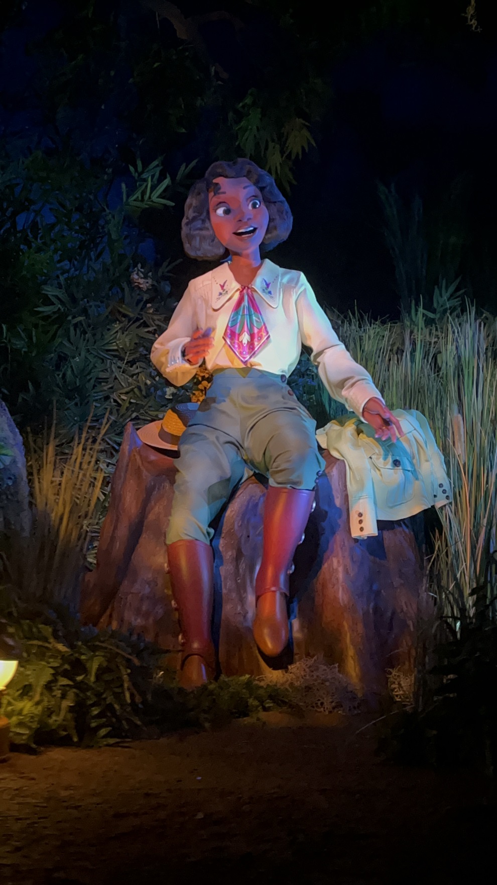 Tiana's Bayou Adventure Attraction - Tiana Animatronic 4