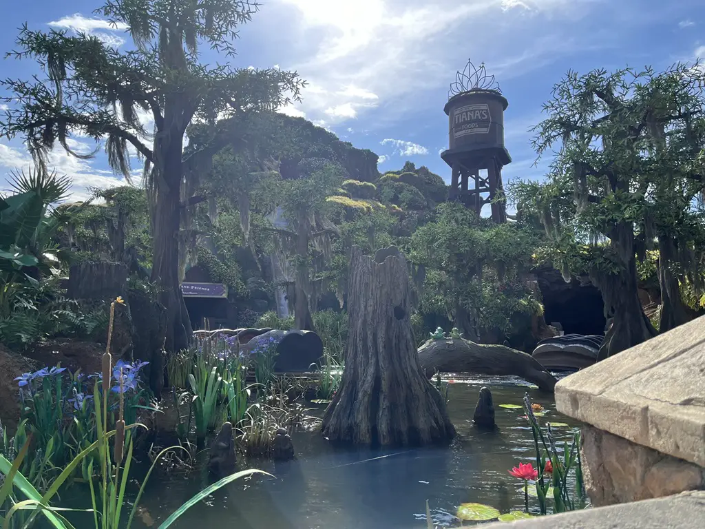 Tiana's Bayou Adventure Front of Attraction