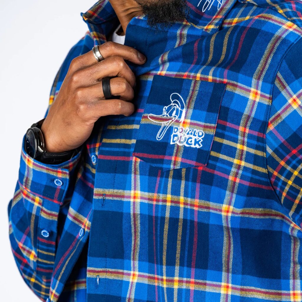 Cakeworthy Donald Duck Anniversary Flannel Shirt - 1