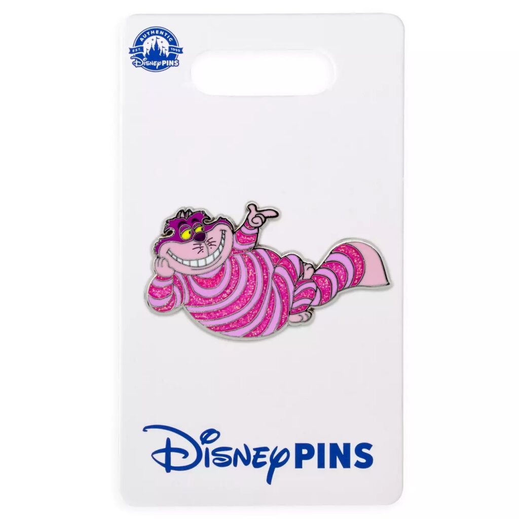 Cheshire Cat Glitter Pin – Alice in Wonderland