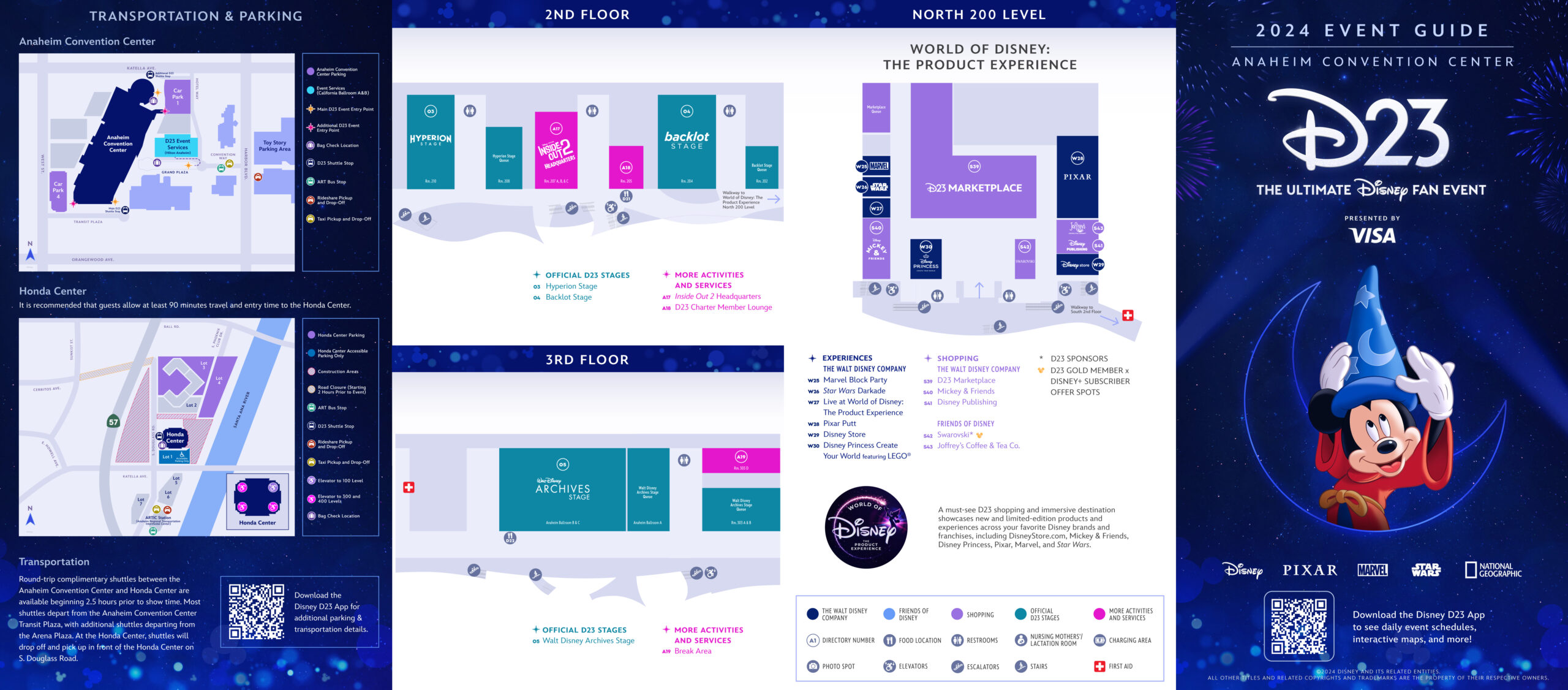 D23 The Ultimate Disney Fan Event 2024 Event Guide - 2nd Floor