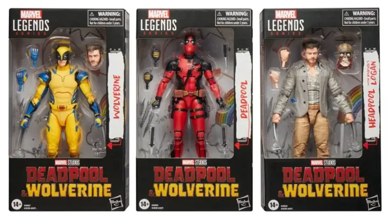 Deadpool & Wolverine Marvel Legends 6-Inch Action Figure Wave 1 Case of 6