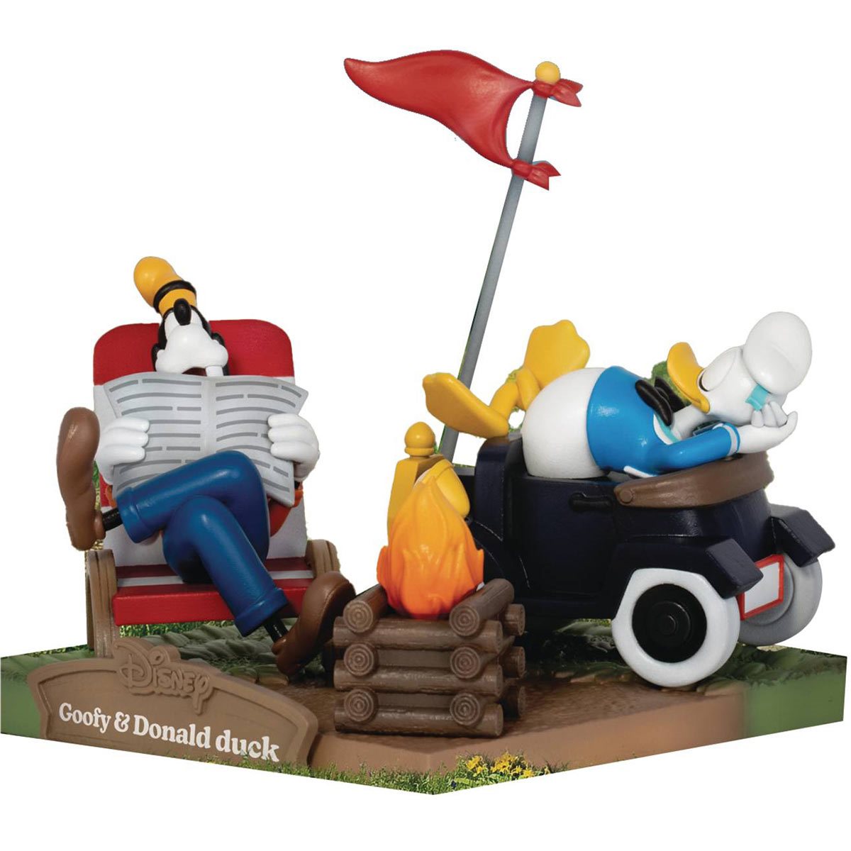 Disney Campsites Series Goofy and Donald Duck DS-145 D-Stage Statue