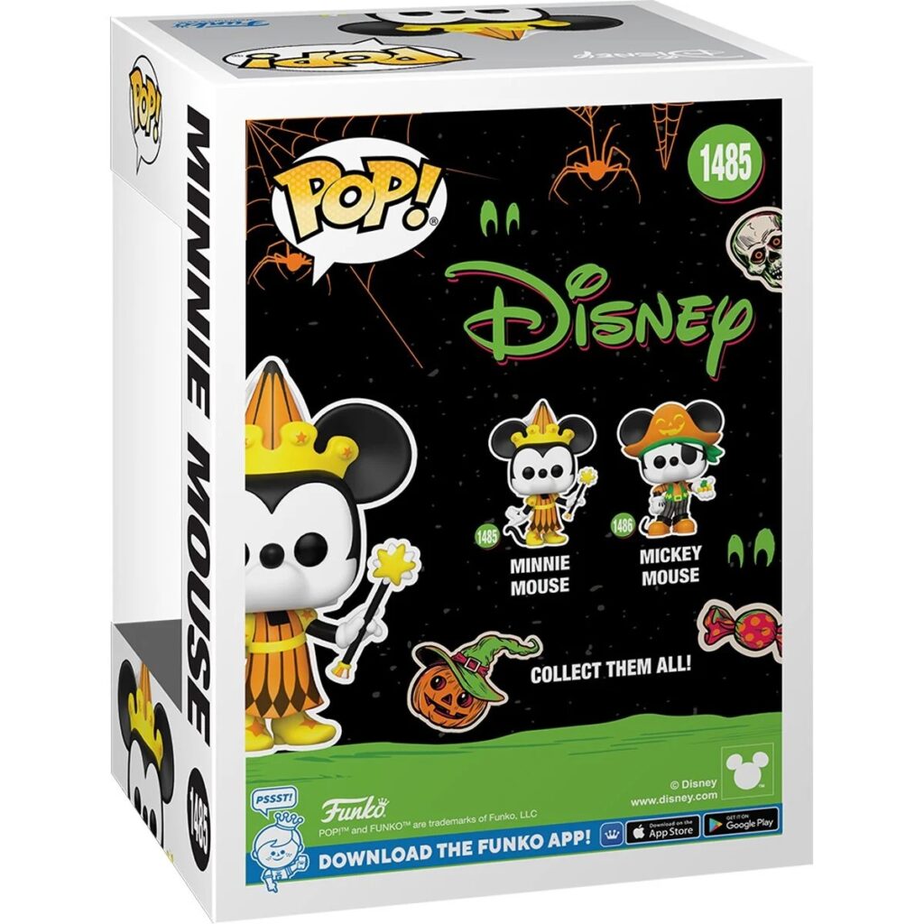 Disney Halloween 2024 Minnie Mouse Funko Pop! Vinyl Figure #1485 - Box Back