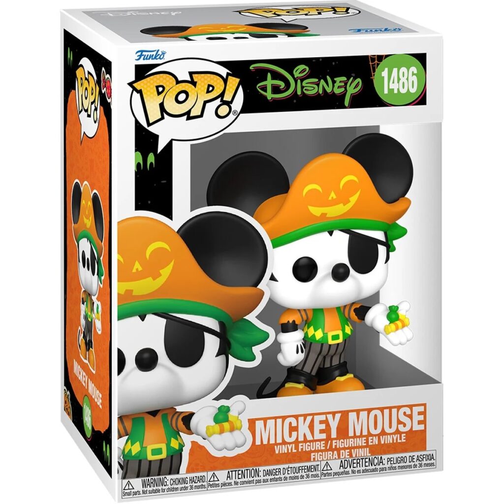 Disney Halloween 2024 Pirate Mickey Mouse Funko Pop! Vinyl Figure #1486 - Box Front