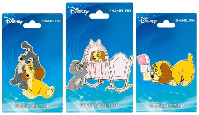 Disney Lady and the Tramp Puppy Set Collectible Pin Special Edition 300