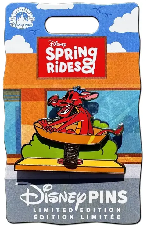 Disney Spring Rides Mushu from Mulan Pin