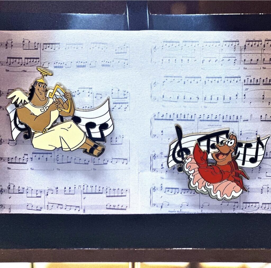 Disney Studio Store Hollywood D23 The Ultimate Disney Fan Event Pin Preview - Kronk & Sebastian