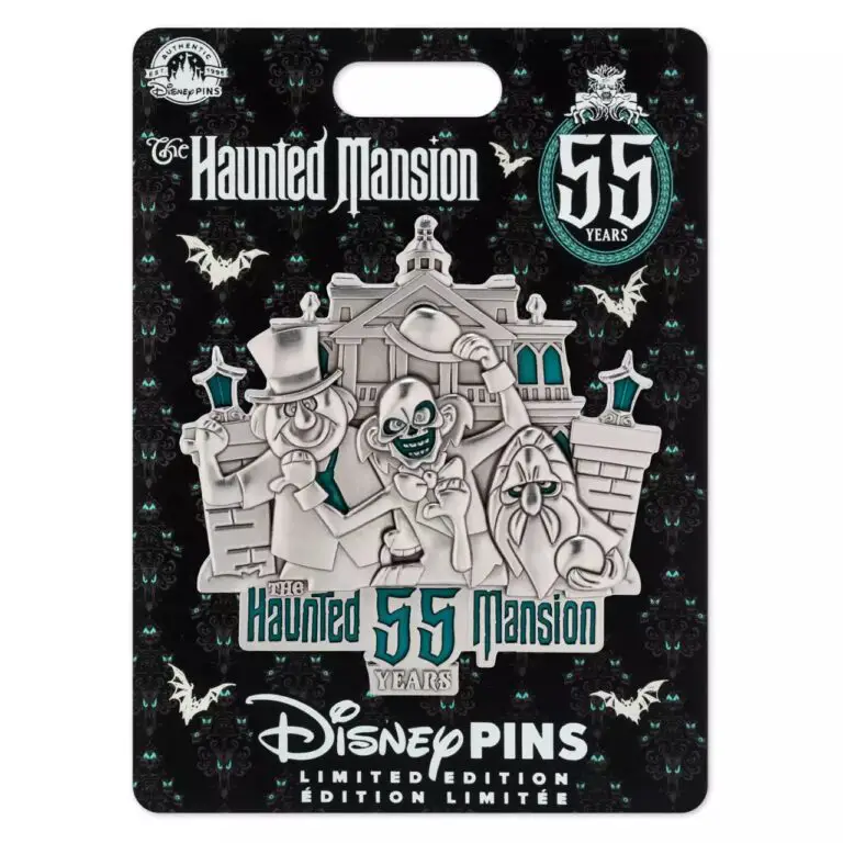 Hitchhiking Ghosts – The Haunted Mansion 55th Anniversary Mini Jumbo Pin – Limited Edition