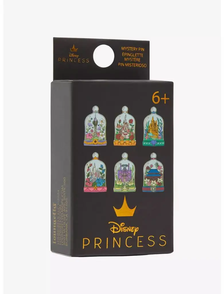 Loungefly Disney Princess Terrarium Blind Box Enamel Pin - Mystery Pin Box