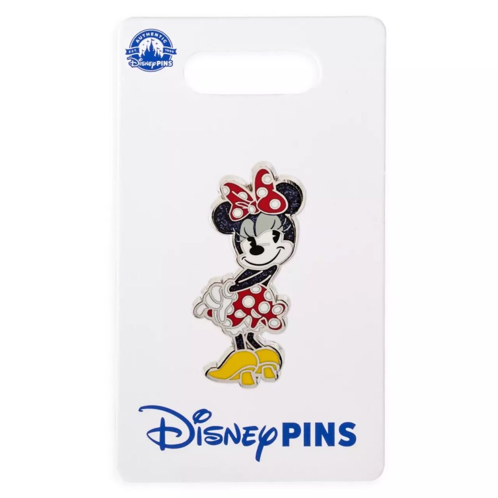 Minnie Mouse Glitter Pin