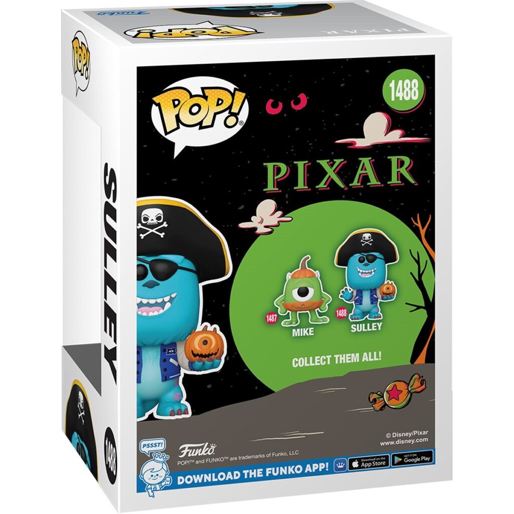 Pixar Halloween Sulley Funko Pop! Vinyl Figure #1488 - Box Back