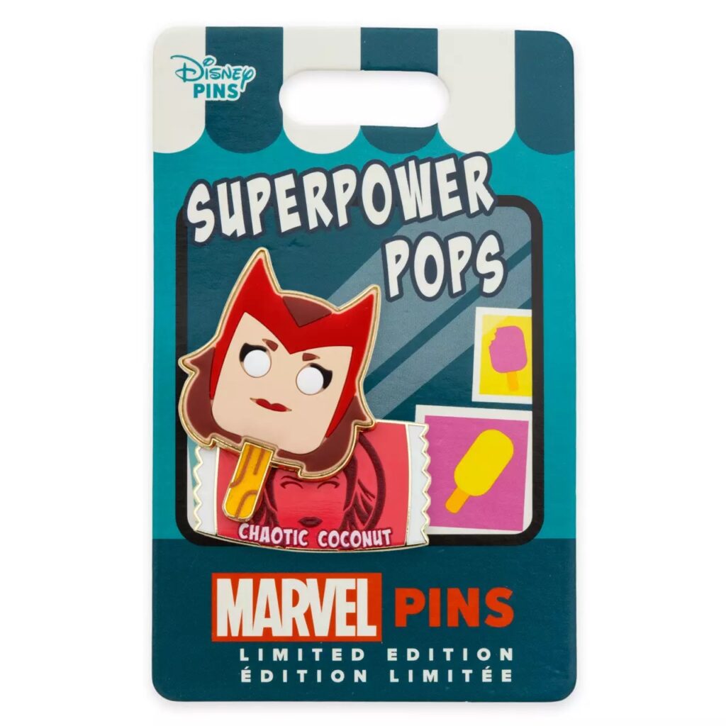 Scarlet Witch Chaotic Coconut Superpower Pops Pin – Limited Edition – July