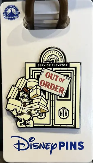 The Twilight Zone Hollywood Tower of Terror Hotel Out of Order Donald Duck Pin