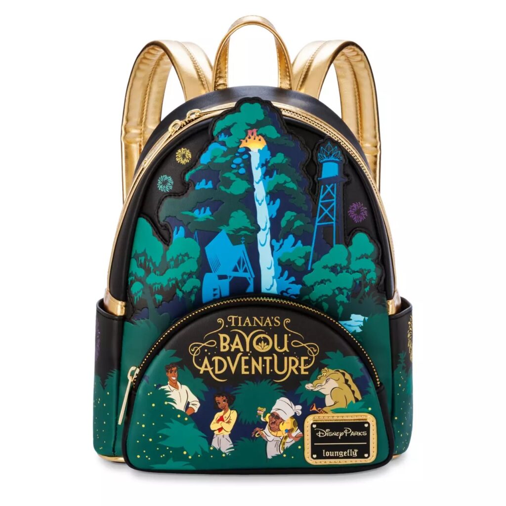 Tiana's Bayou Adventure Loungefly Mini Backpack