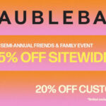 Baublebar Semi-Annual Friends & Family Event Banner