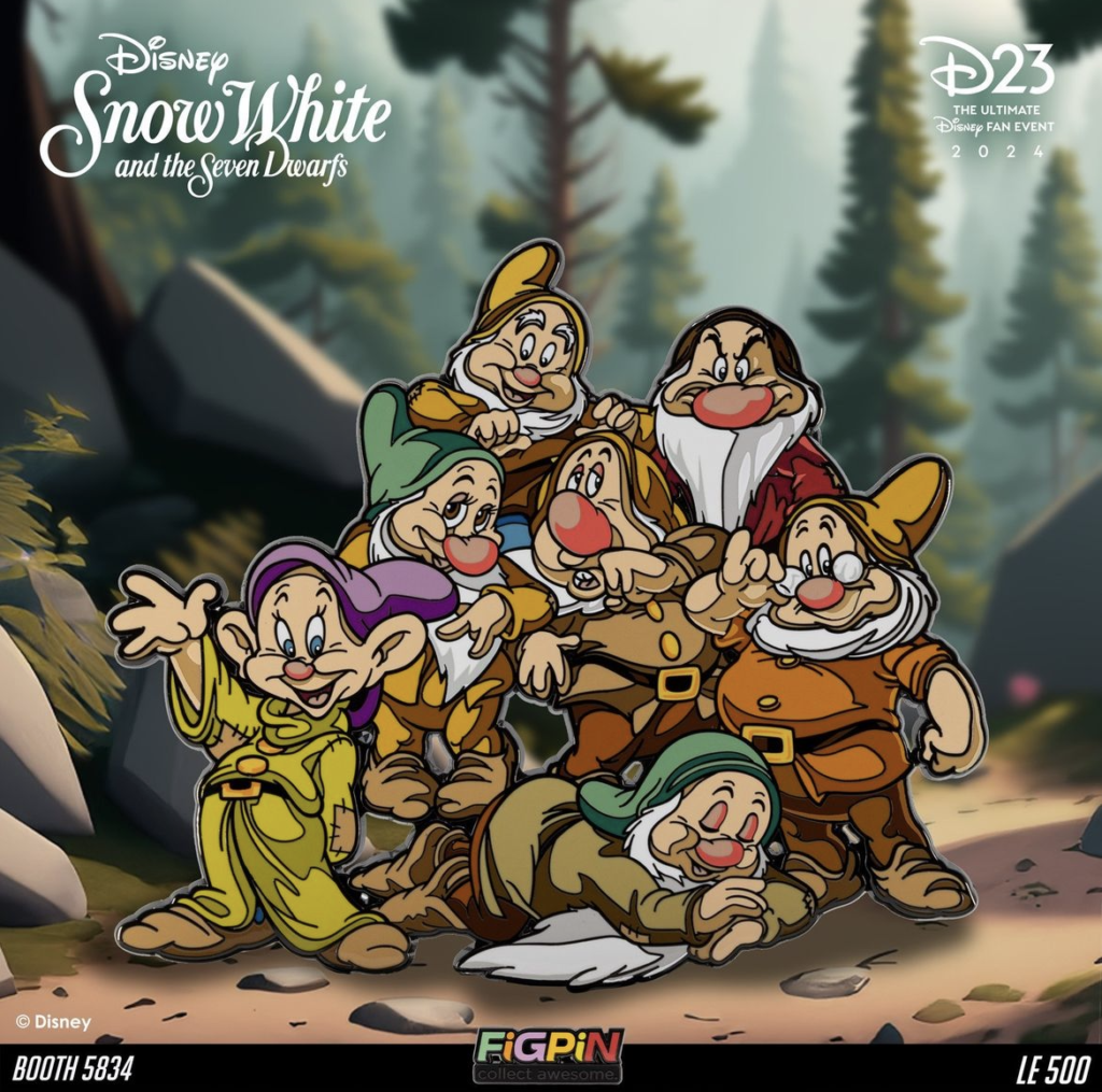 D23 FiGPiN Exclusives Disney Snow White and the Seven Dwarfs