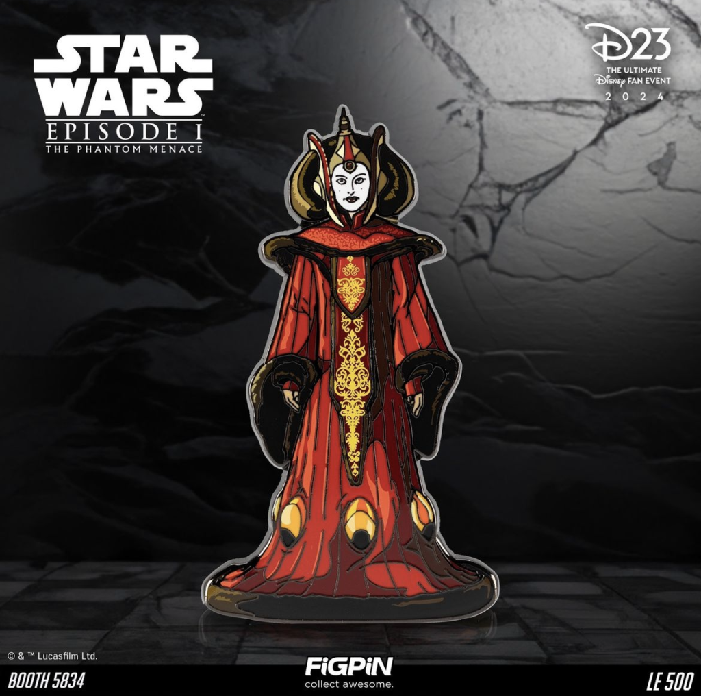 D23 FiGPiN Exclusives STAR WARS THE PHANTOM MENACE Queen Amidala