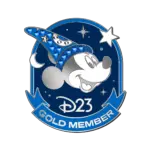 D23 Gold Member Rhinestone Pin