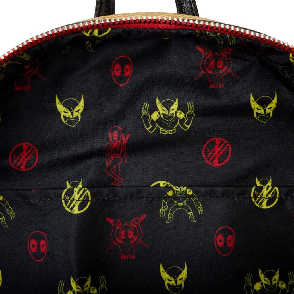 Deadpool and Wolverine Mini-Backpack - Inside Lining