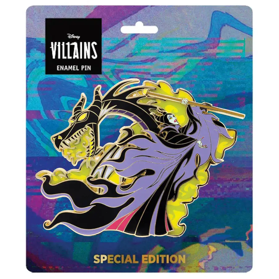 Disney Maleficent Mistress of Evil Special Edition Jumbo Pin at Pink a la Mode