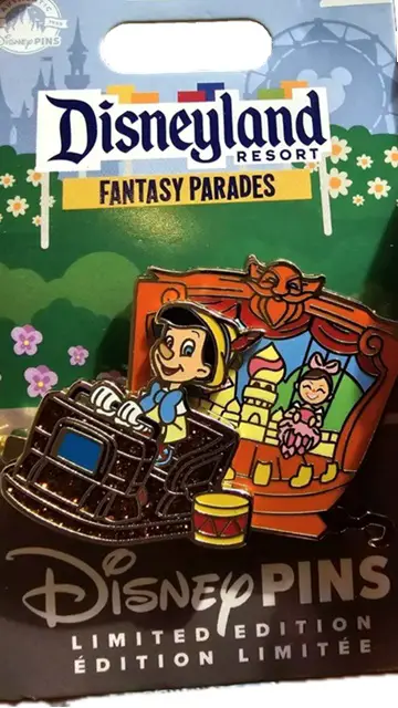 Disney Pins Pinocchio's Daring Adventure Disneyland Fantasy Parades Pin