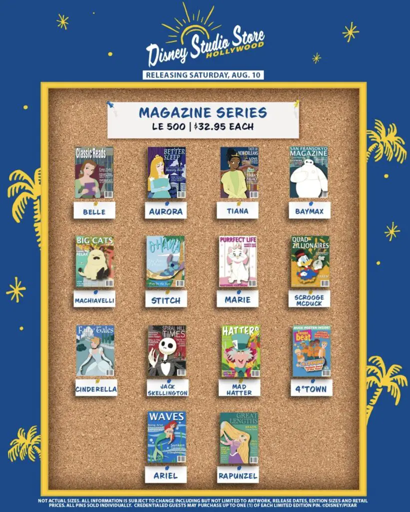 Disney Studio Store Hollywood D23 The Ultimate Disney Fan Event Pin Preview - Disney Magazine Series