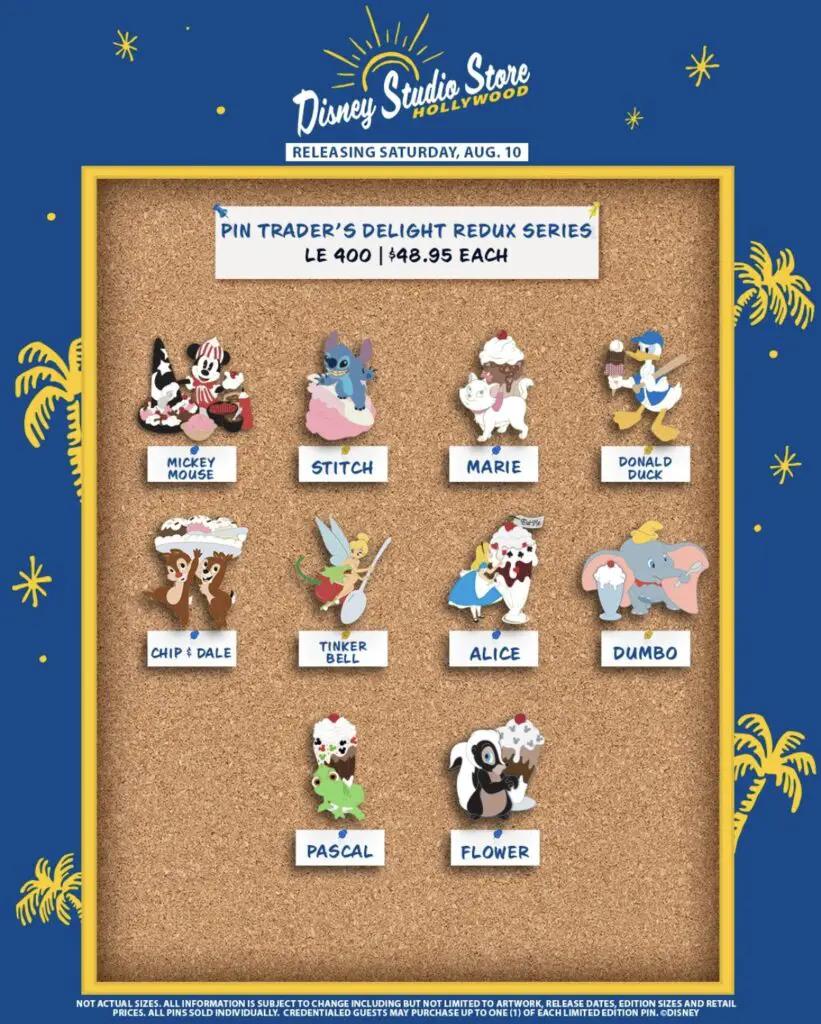 Disney Studio Store Hollywood D23 The Ultimate Disney Fan Event Pin Preview - Disney Pin Trader's Delight Redux Series